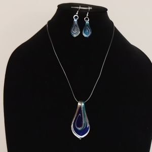 Necklace with earrings